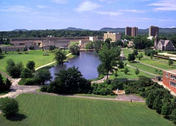 UMass Amherst, the flagship campus of the University of Massachusetts system, sits on nearly 1,450 acres in the scenic Pioneer Valley of Western Massachusetts